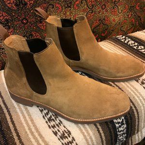 J. CREW Suede Chelsea Boots